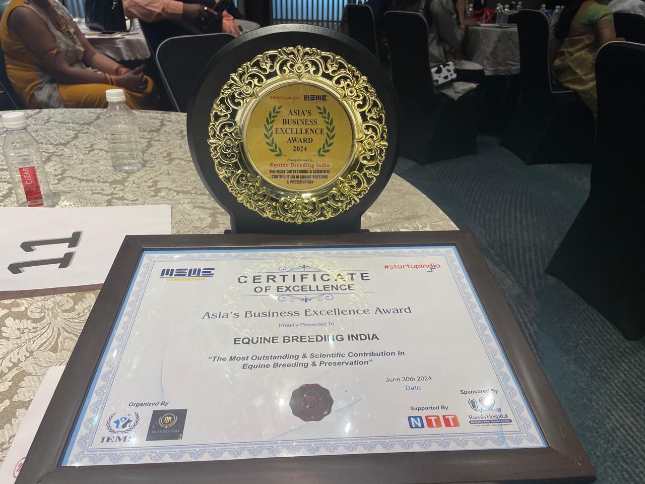 Asia Business Excellence Award